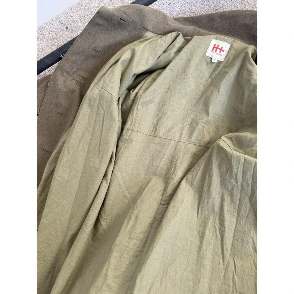 H+ Par Hannoh Deconstructed Wool‎ Oversized Coat Avant-Garde Minimalist SZ 38 - Picture 9 of 9